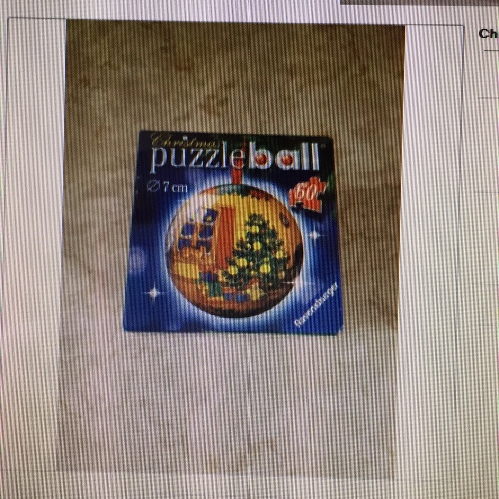 Ravensburger Christmas puzzle ball